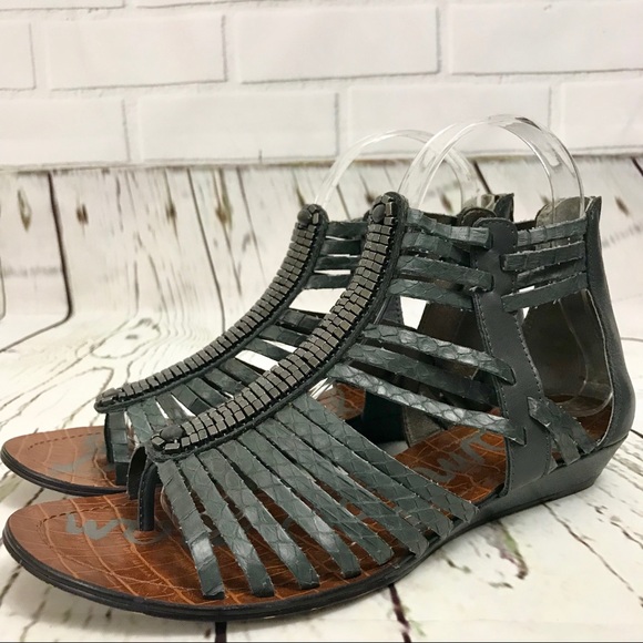 Sam Edelman Shoes - Sam Edelman Dawson Gladiator Sandal Wedge studded